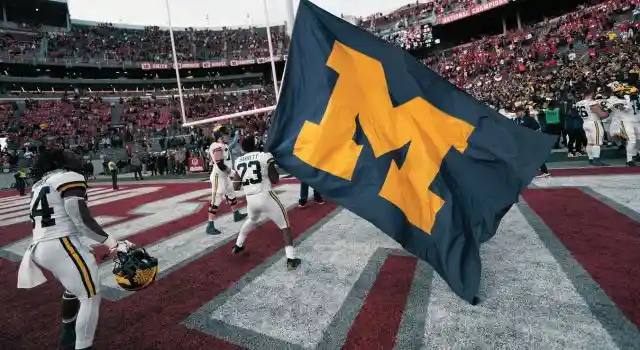 Michigan Football Flag