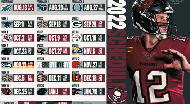 Filetype:Pdf Buccaneers Schedule