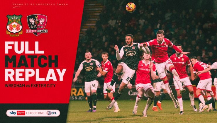 Exeter City F.C. vs Wrexham A.F.C. Lineups