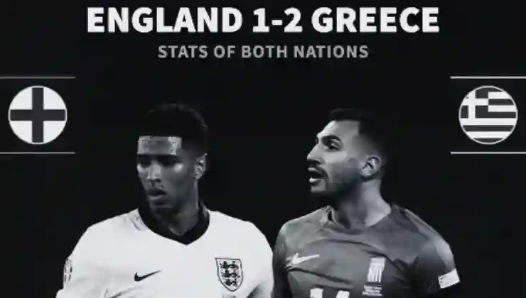 England National Football Team vs Greece National Football Team Standings