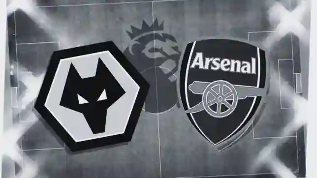 Wolverhampton Wanderers F.C. vs Arsenal F.C. standings