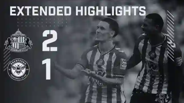 Sunderland A.F.C. vs Brentford F.C. Timeline